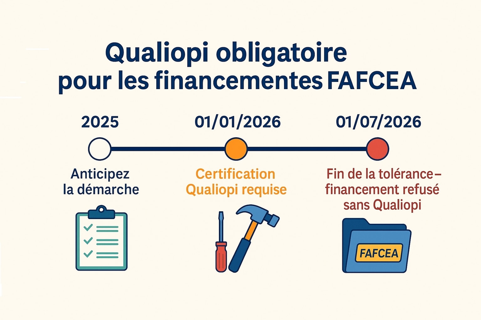 Certification Qualiopi obligatoire pour les financements FAFCEA en 2026 : ce qui change pour les organismes de formation